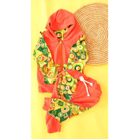 Ankara Inspired Hoodie Set