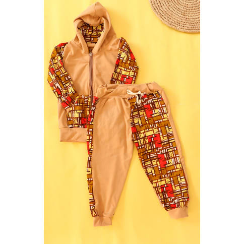 Ankara Inspired Hoodie Set