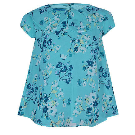 Silk Floral Print Dress - Multicolour