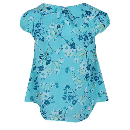 Silk Floral Print Dress - Multicolour