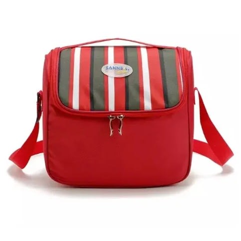 Red Stripe Lunchbag