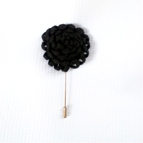 Vicar Lapel Pin - Black