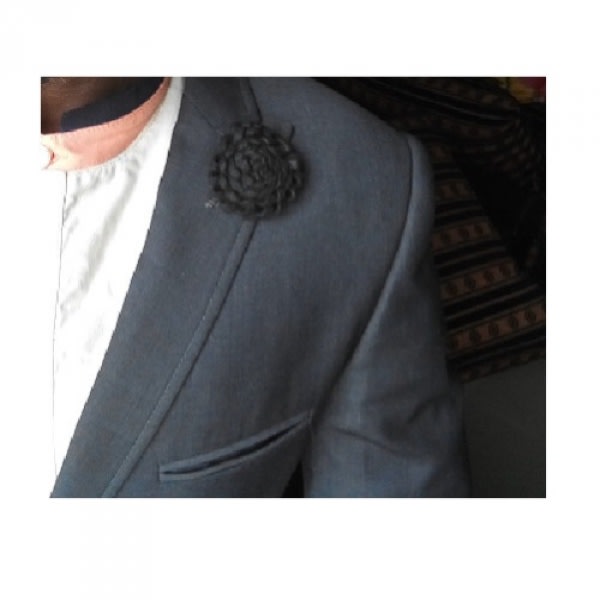 Vicar Lapel Pin - Black
