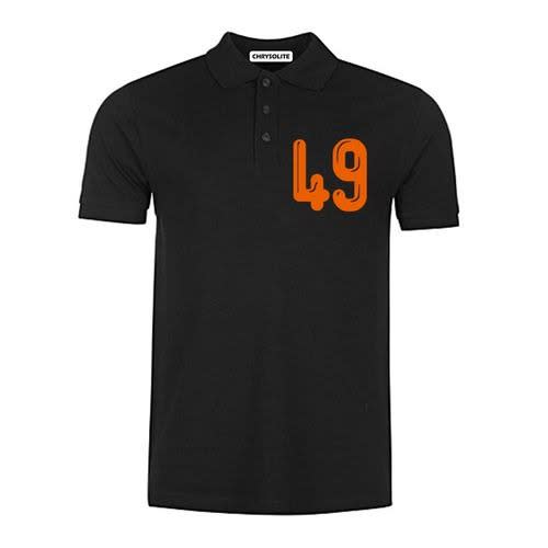 No.49 Polo Shirt - Black