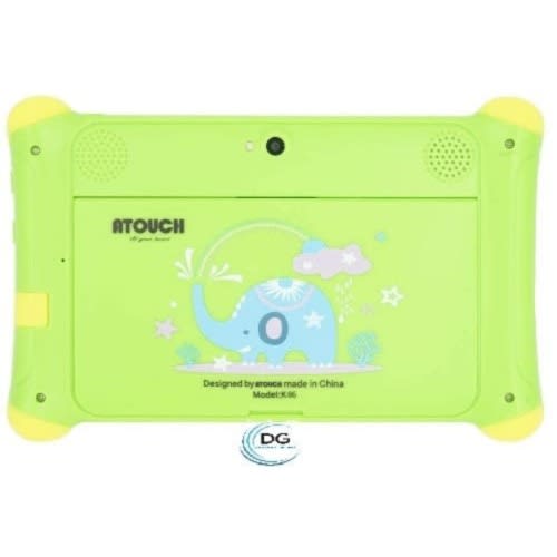 K86, Kids Tablet 7 Inch, Android 6.0, 16gb Rom , 1gb Ram, Plus Free Gifts - Green