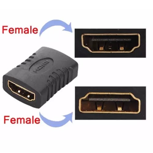 Hdmi Female To Female Extender Adapter Coupler Connector Fit Hdtv 1080p 4k