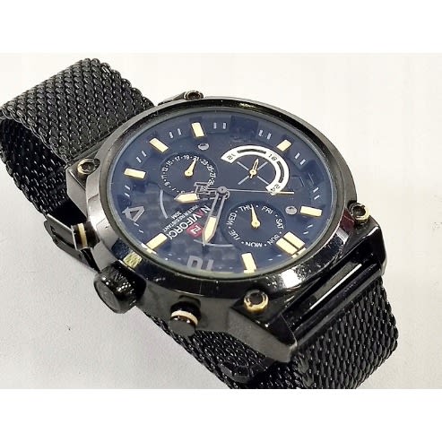 Meshed Netted Men's Luxury Wrist Watch