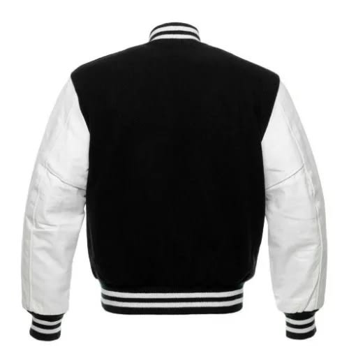 Men's Varsity Shapers Jacket - White & Black