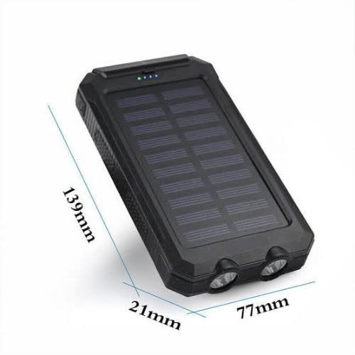 Fast Charging Solar Powerbank For Phones And Tablets - 10000MAh