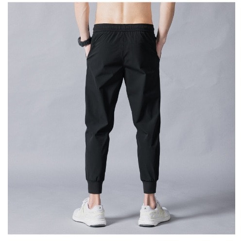 Loose Casual Trousers - Korean Version - Black