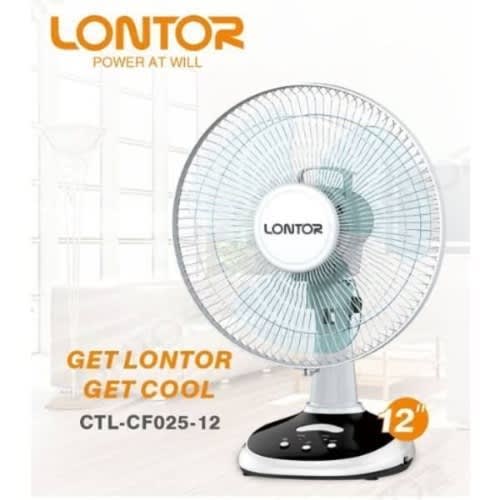 Rechargeable Table Fan - 12-inches