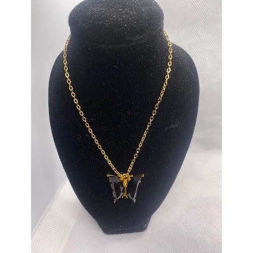 Butterfly Pendant- Gold - Style 2
