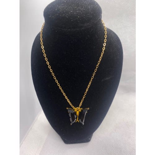 Butterfly Pendant- Gold - Style 2