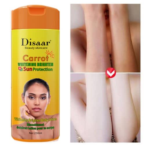 Carrot Whitening Brighten Sun Protection Body Lotion