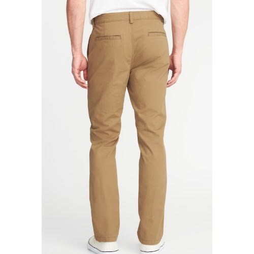 Slim Chino Pants For Men- Brown