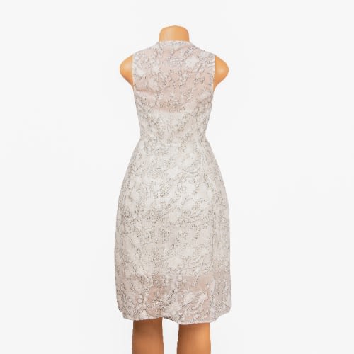 Women Gown - White & Black