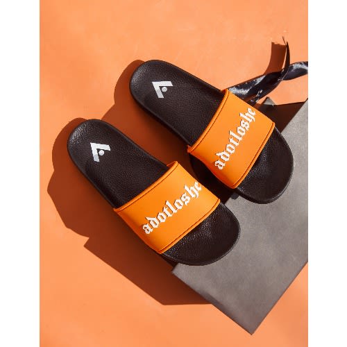 Ultra Soft Slide Slipper - Orange