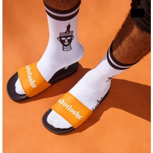 Ultra Soft Slide Slipper - Orange