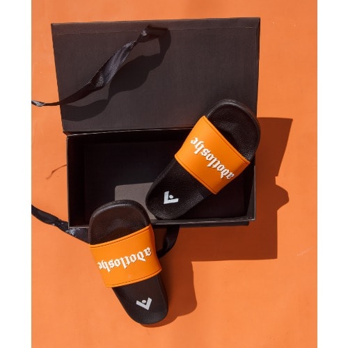 Ultra Soft Slide Slipper - Orange
