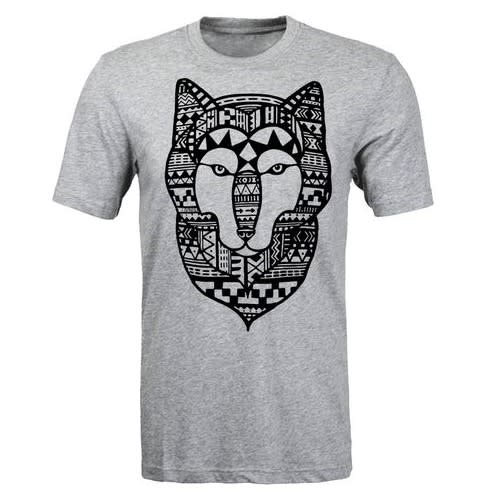 Wolftec Print Tshirt -grey