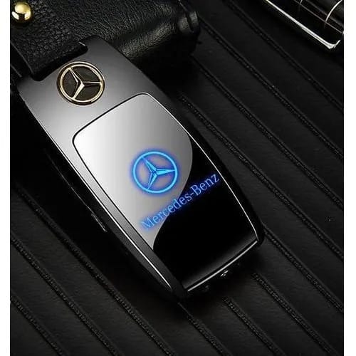 Key Holder With Usb Charging Port And Lighter For Benz