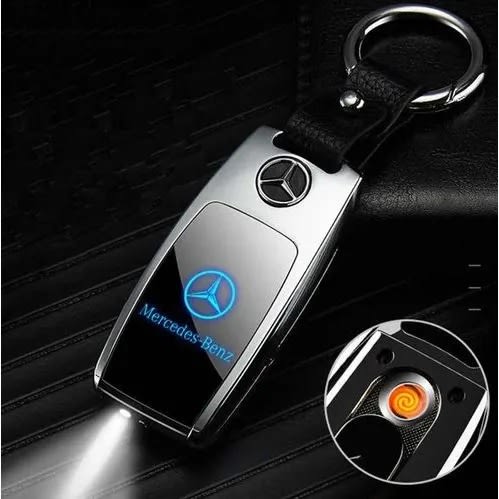 Key Holder With Usb Charging Port And Lighter For Benz