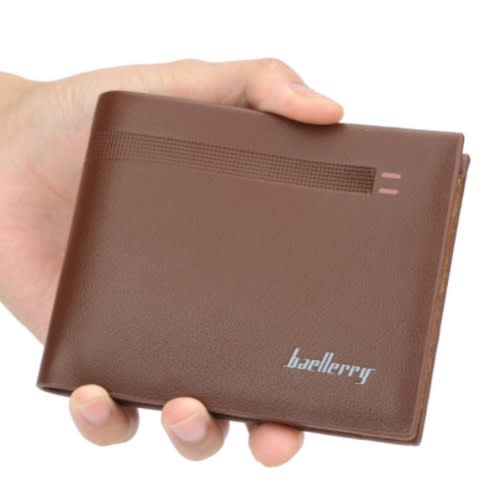 New Retro Leather Men's Wallet- Brown
