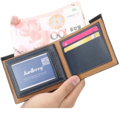 New Retro Leather Men's Wallet- Brown