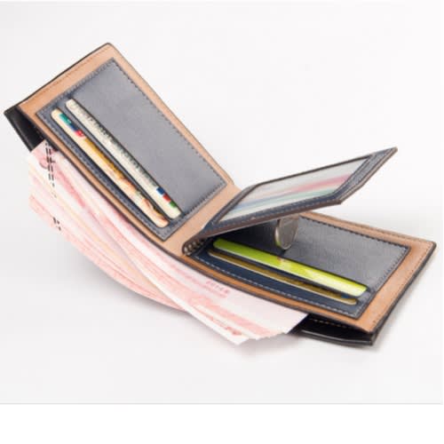 New Retro Leather Men's Wallet- Brown