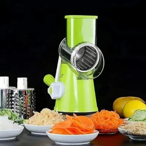 3 In 1 Multipurpose Rotary Drum Shredder Slicer And Grater