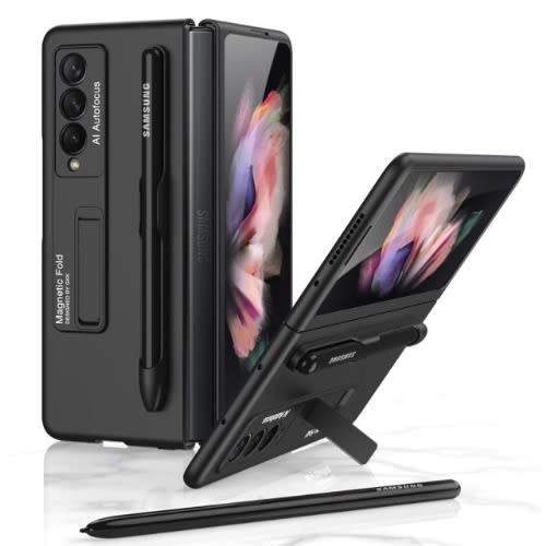 Galaxy Z  Fold 3 Case With  Kickstand And Pen Holder