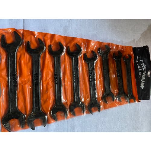 8pcs Black Spanner Set