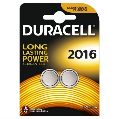 3v Lithium 2016 Dl/cr Coin Battery- Pack Of 2