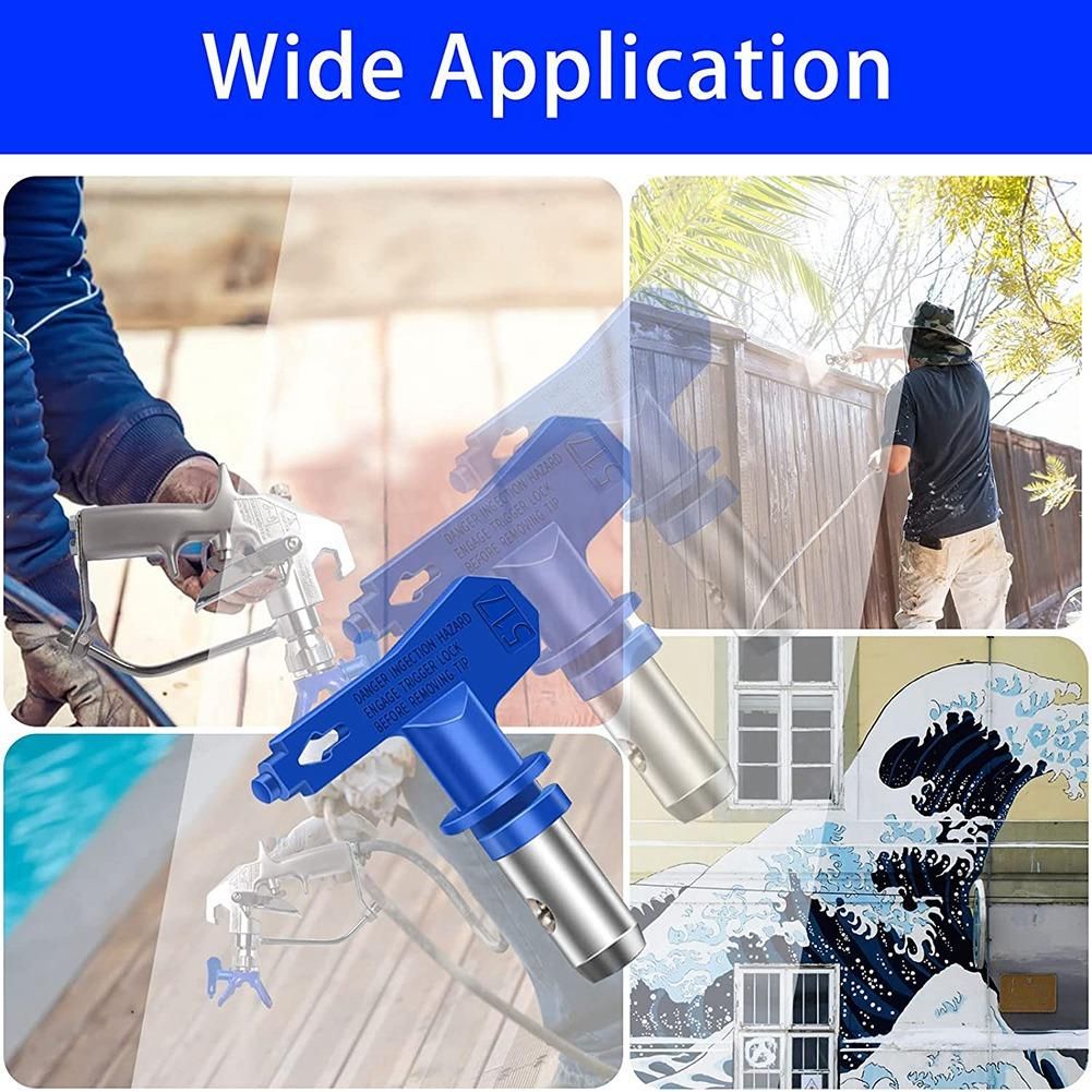 Airless Paint Nozzles Set,Reversible Spray Tips Airless