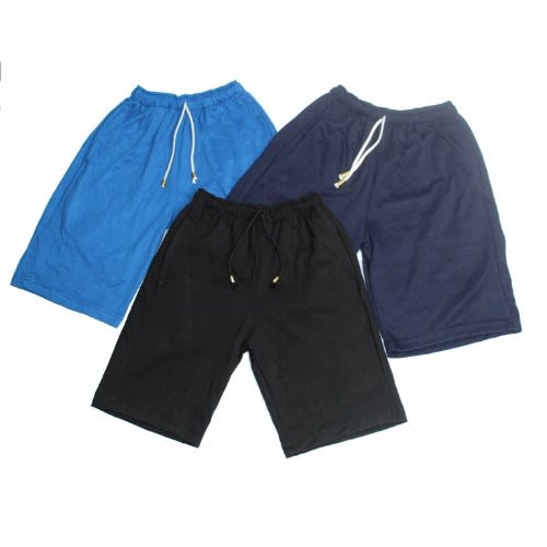 Men's 3-in-1 Plain Shorts - Black, Royal And Navy Blue