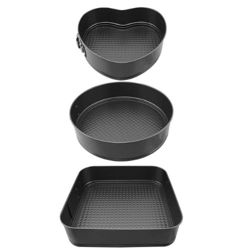 Heart, Round, Rectangular Cake Mould Set