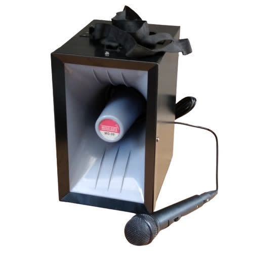 Portable Megaphone With Microphone And Usb Input Mouth - Shoulder Slung Megaphone