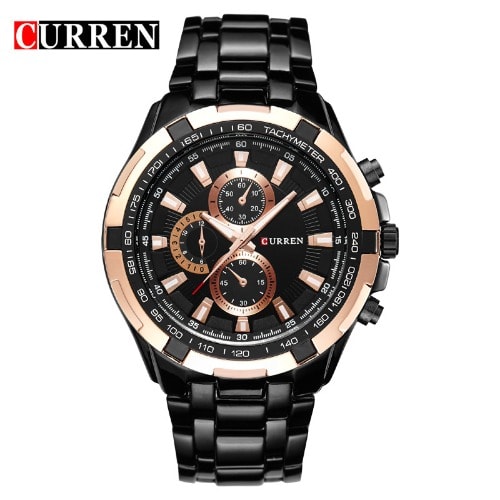 Bracelet Strap Waterproof Wristwatch For Men