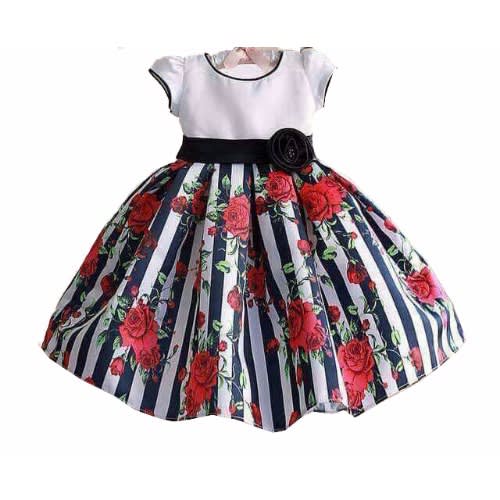 Hetiso Girl's Multicoloured Dress