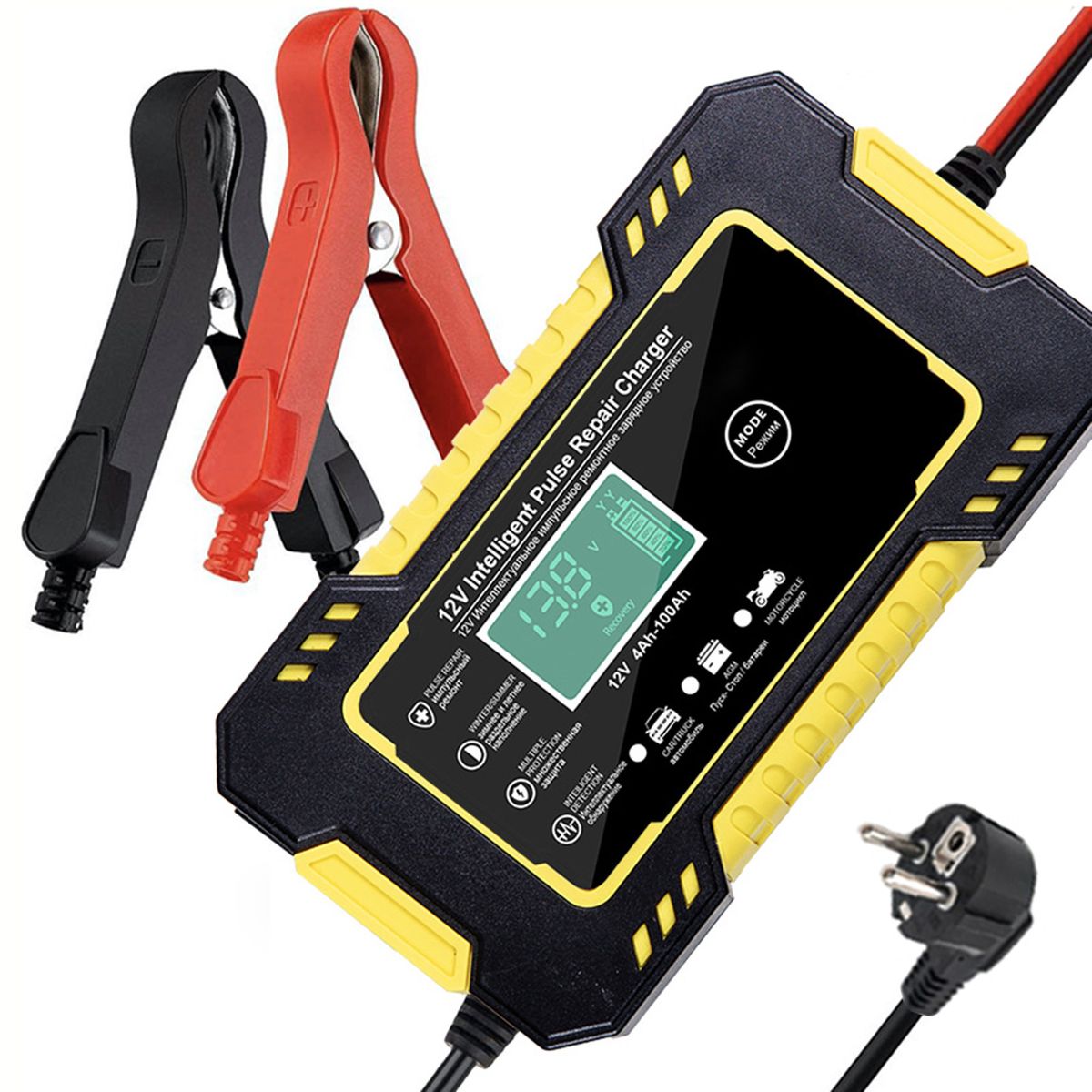 Car Battery Charger,12V 6A Smart Automatic Battery Charger
