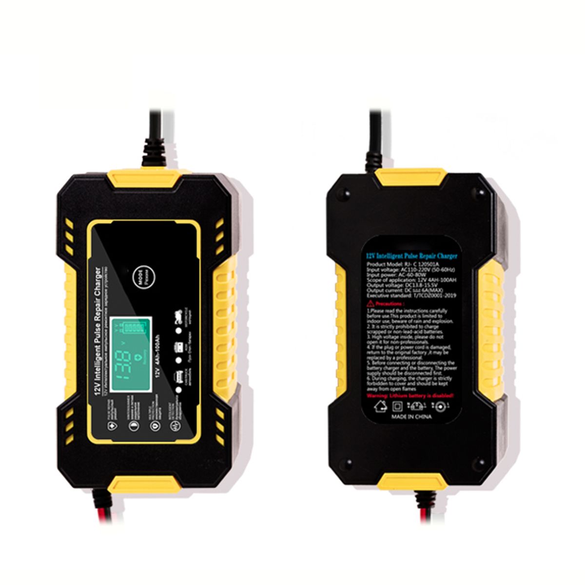 Car Battery Charger,12V 6A Smart Automatic Battery Charger
