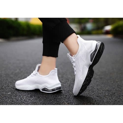 Lace Up Sneaker  - Unisex  - White