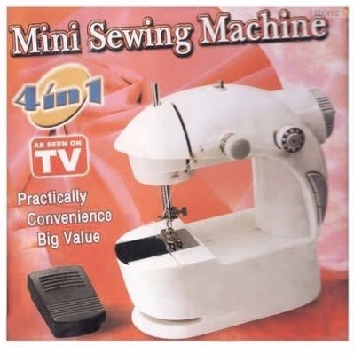 Mini Sewing Machine with Foot Pedal and Power Adapter - 4 in 1