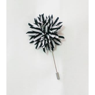 Lapel Pin- Black and White