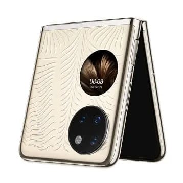 P50 Pocket -6.9"Foldable OLED -512GB ROM -12GB RAM - Dual SIM - 4G LTE - 4000mAh - Gold
