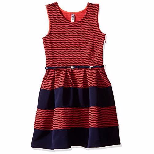 Mini Stripe Skater Dress - Multicolour