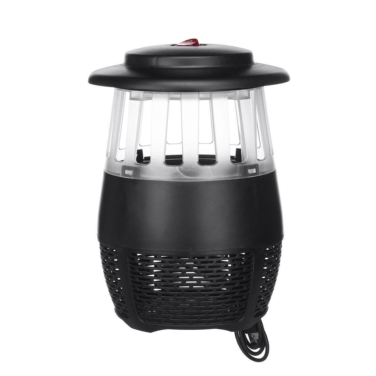 LED Electric USB Mosquito Fly Bug Pest Insect Killer With Trap Night Lamp Black/White Black (black)
