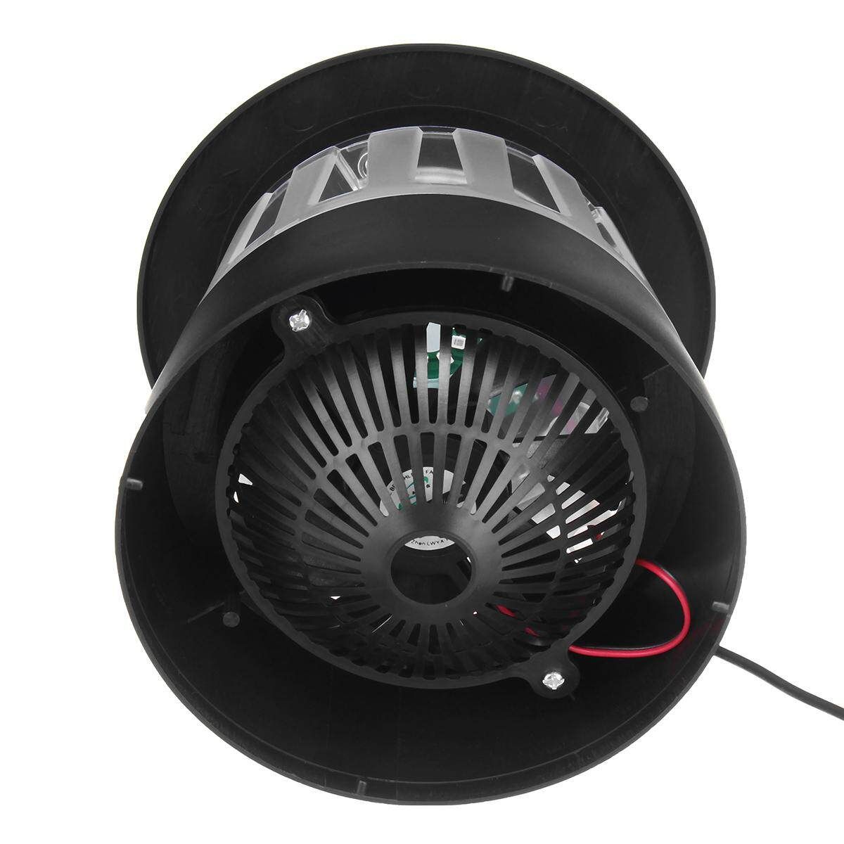 LED Electric USB Mosquito Fly Bug Pest Insect Killer With Trap Night Lamp Black/White Black (black)