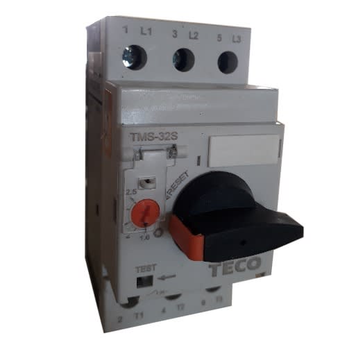 TMS Manual Motor Starter 1.6-2.5A  - Electronical Overload Relay