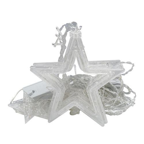 Curtain Lamp Christmas Star Curtain Lights Decorative